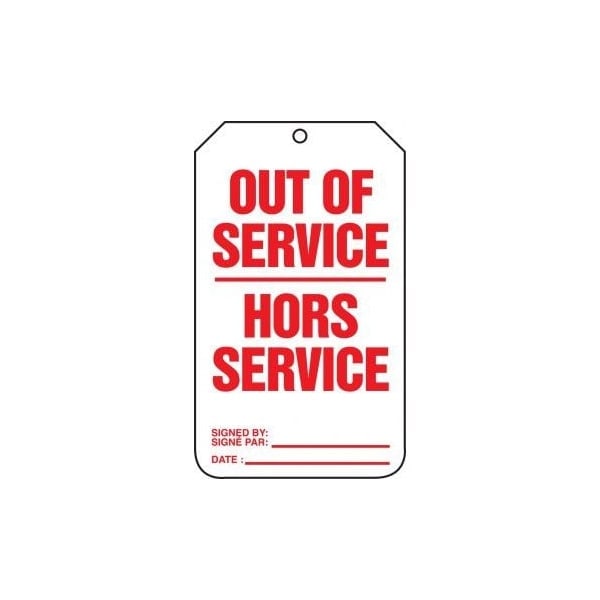 Accuform Danger, HS-Laminate, 3-1/4 in Width, 0.3 in Height, , 5 PK TCF505PTM - main